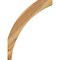 Ekena Millwork 4"W x 24"D x 32"H Thorton Rough Sawn Knee Brace, Western Red Cedar BRC04X24X32THR00RWR - alternate 2